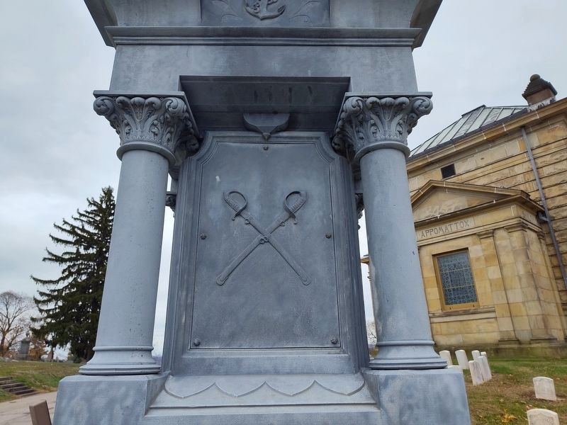 East Liverpool Civil War Memorial. Click for full size. East Liverpool Civil War Memorial image. Click for full size.