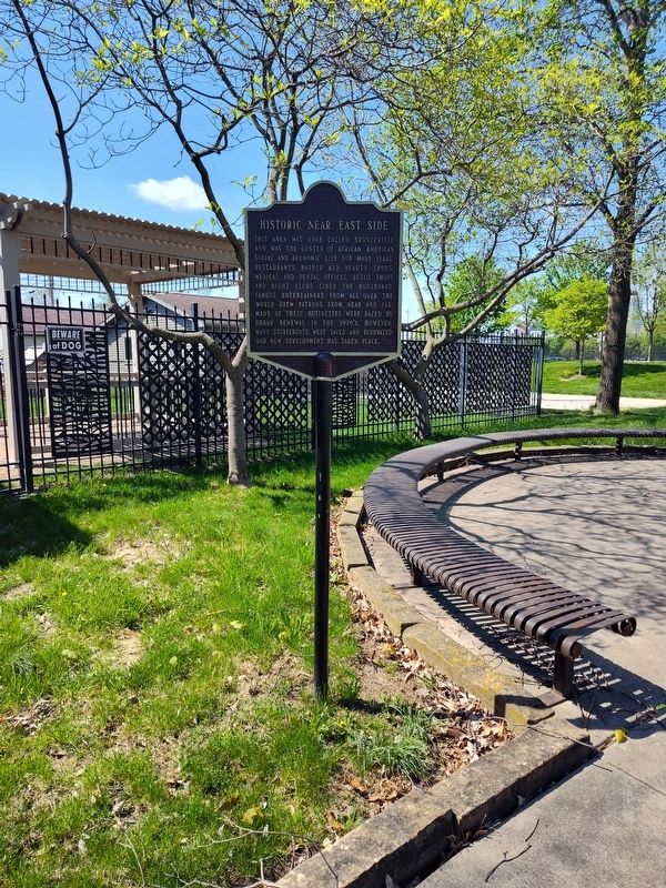 Historic Near East Side Marker. Click for full size. Historic Near East Side Marker image. Click for full size.