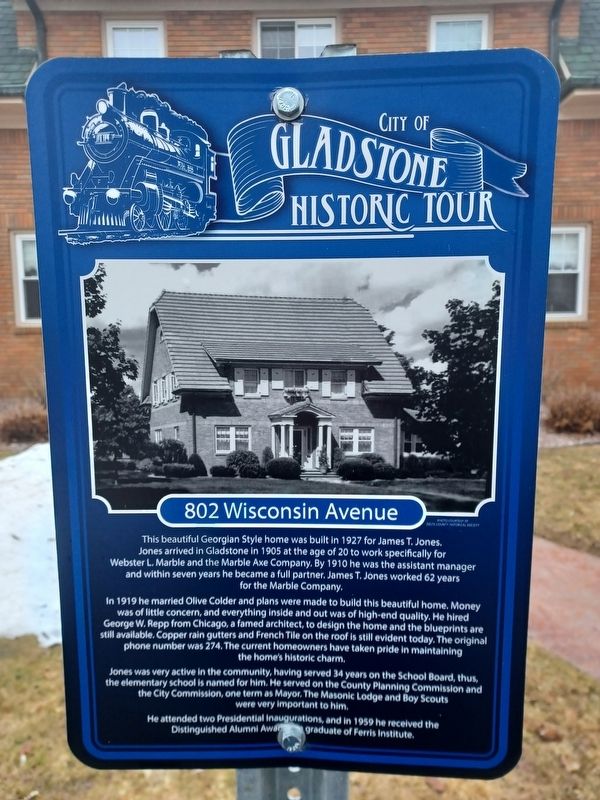 802 Wisconsin Avenue Marker image. Click for full size.