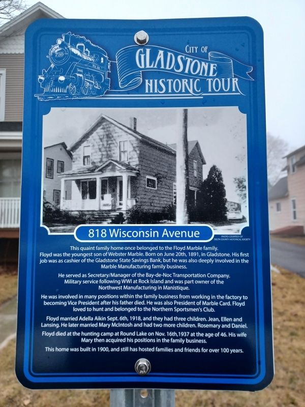 818 Wisconsin Avenue Marker image. Click for full size.