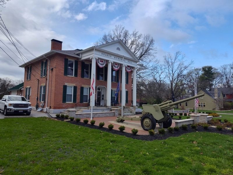 Sharon Township Memorial Hall image. Click for full size.
