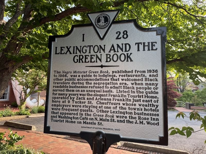 Lexington and the Green Book Marker image. Click for full size.