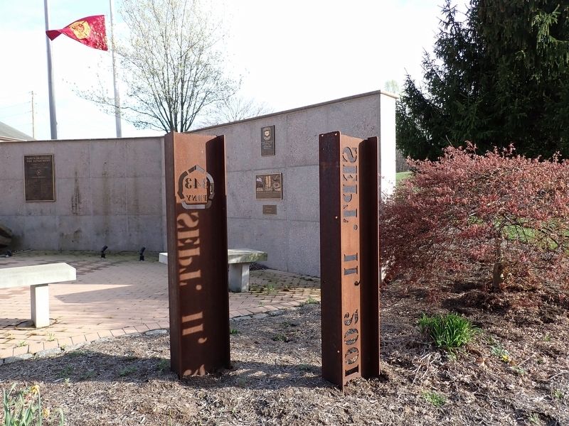 North Branford Fire Department 9/11 Memorial. Click for full size. North Branford Fire Department 9/11 Memorial image. Click for full size.