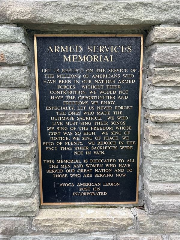 Armed Services Memorial image. Click for full size.