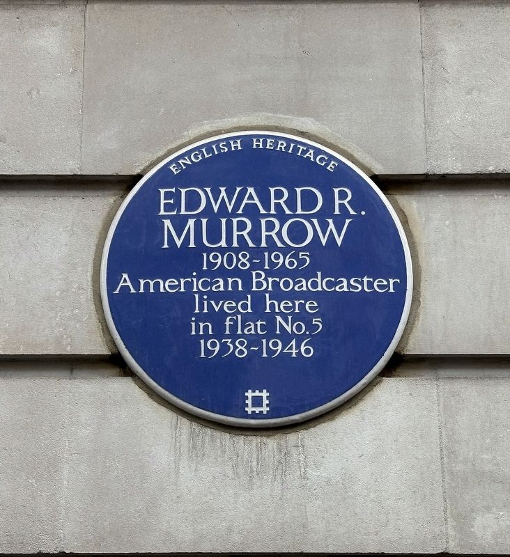 Edward R. Murrow Marker. Click for full size. Edward R. Murrow Marker image. Click for full size.