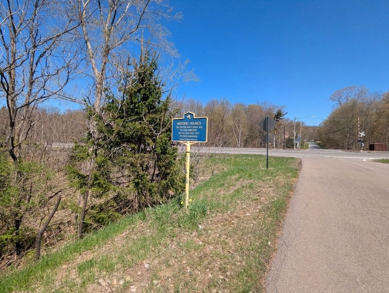 Historic Houses Marker showing the intersection of Van Buren Road with Hwy 481 and VanBuren Dr.. Click for full size. Historic Houses Marker showing the intersection of Van Buren Road with Hwy 481 and VanBuren Dr. image. Click for full size.
