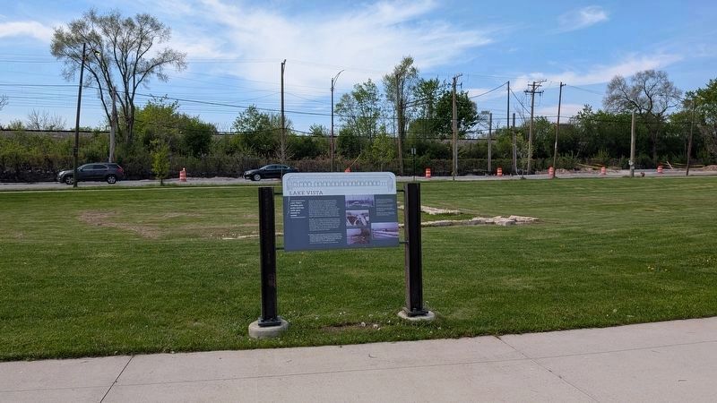 Lake Vista Marker in context. Click for full size. Lake Vista Marker in context image. Click for full size.