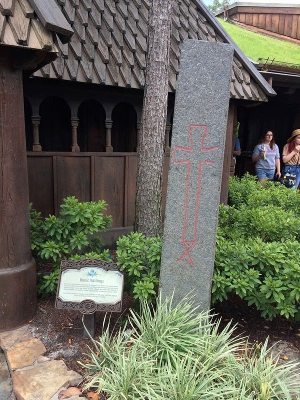 Runic Writings Marker. Click for full size. Runic Writings Marker image. Click for full size.