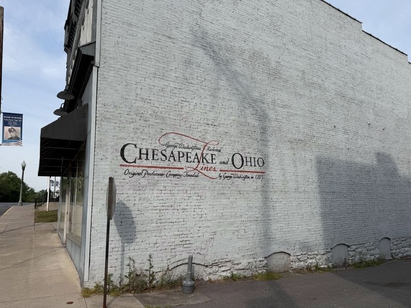 Chesapeake and Ohio Lines Marker. Click for full size. Chesapeake and Ohio Lines Marker image. Click for full size.