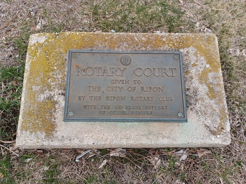 Rotary Court Marker image. Click for full size.