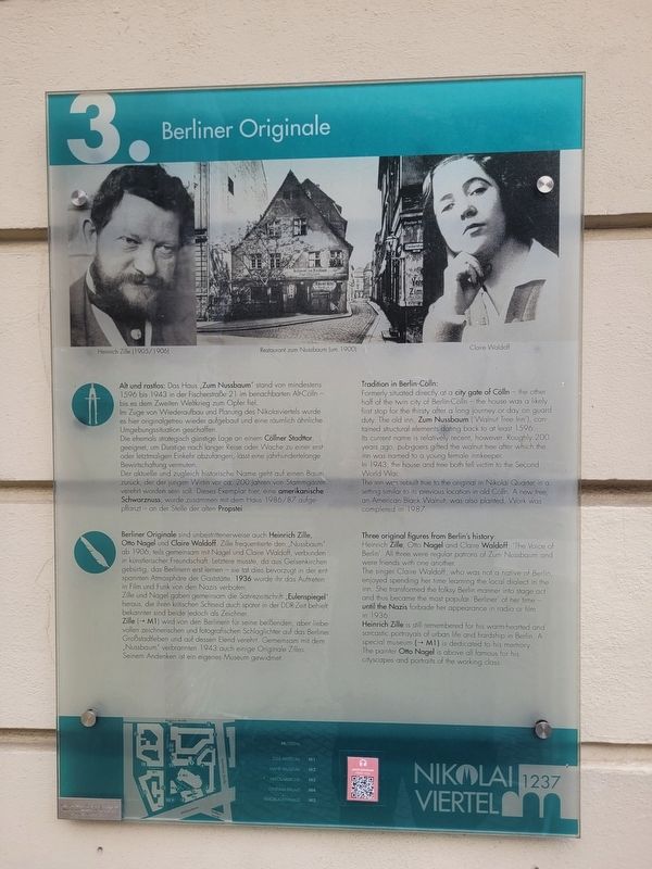 Berliner Originale / Berlin Originals Marker image. Click for full size.