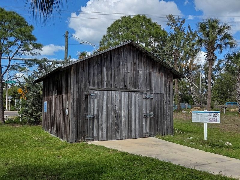 Pillsbury Boatshop with marker at corner on left. Click for full size. Pillsbury Boatshop with marker at corner on left image. Click for full size.
