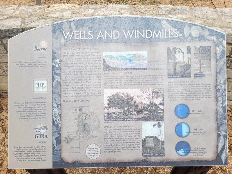 Wells and Windmills Marker image. Click for full size.