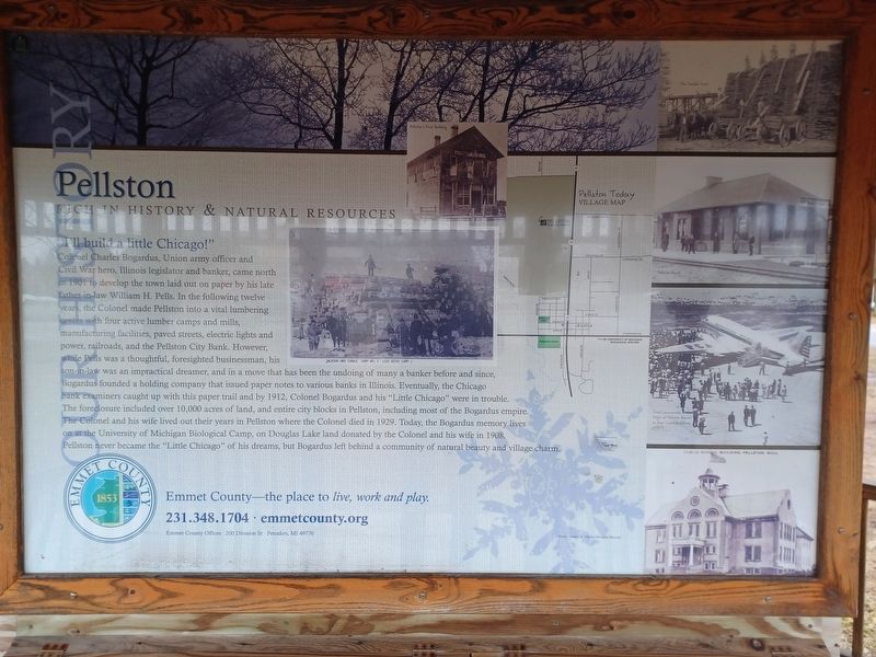 Pellston Marker image. Click for full size.