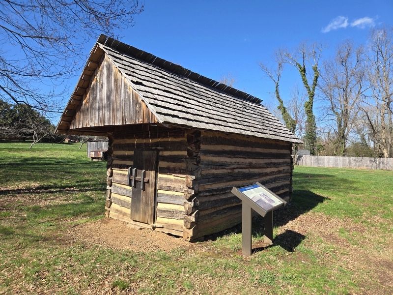 Rebuilt Smokehouse and Marker. Click for full size. Rebuilt Smokehouse and Marker image. Click for full size.