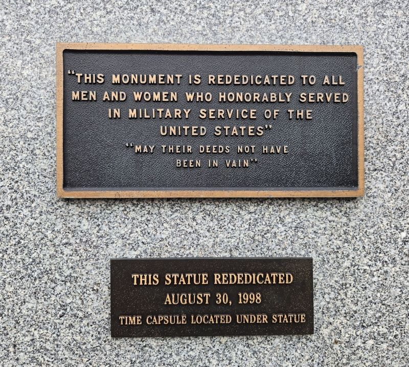 Hamburg Civil War Veterans Monument image. Click for full size.