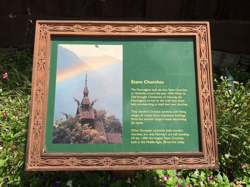 Stave Churches Marker image. Click for full size.