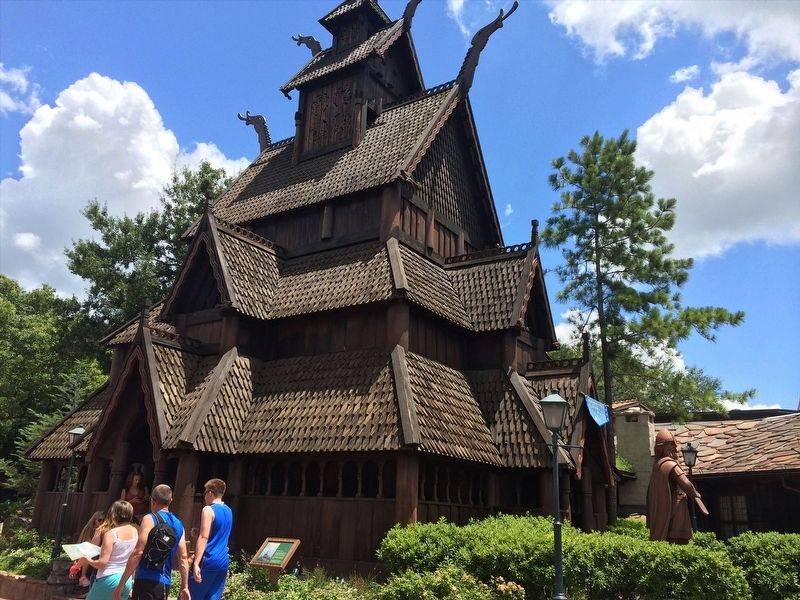 Stave Churches Marker image. Click for full size.
