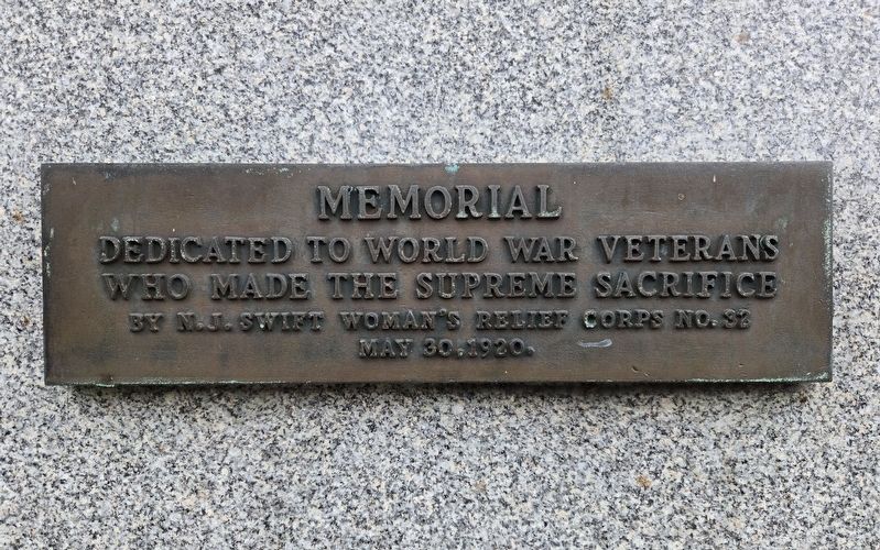 Hamburg Civil War Veterans Monument image. Click for full size.