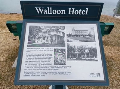 Walloon Hotel Marker. Click for full size. Walloon Hotel Marker image. Click for full size.