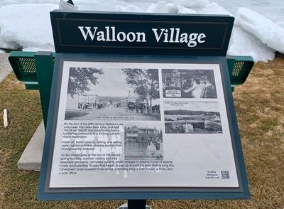 Walloon Village Marker. Click for full size. Walloon Village Marker image. Click for full size.