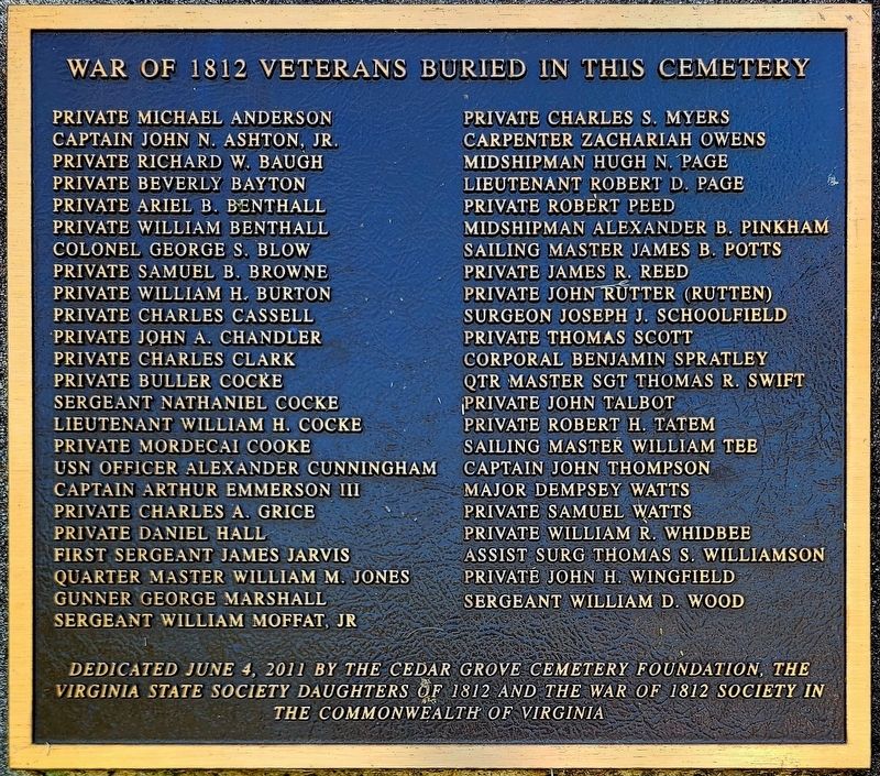 Portsmouth War of 1812 Memorial Marker. Click for full size. Portsmouth War of 1812 Memorial Marker image. Click for full size.