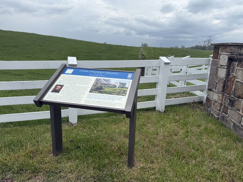 Union, West Virginia Marker. Click for full size. Union, West Virginia Marker image. Click for full size.