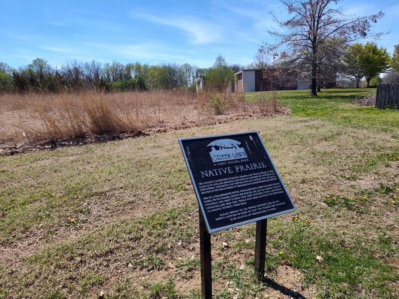 Native Prairie Marker. Click for full size. Native Prairie Marker image. Click for full size.
