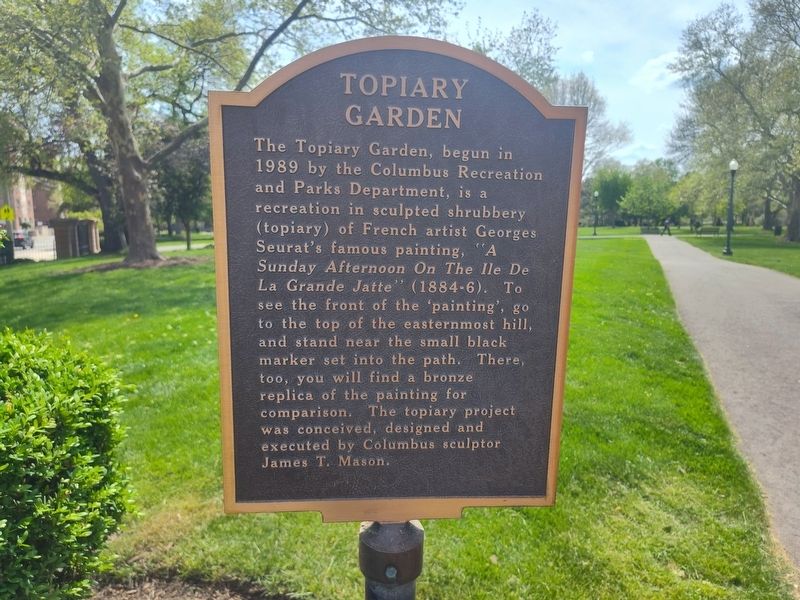 Topiary Garden Marker image. Click for full size.