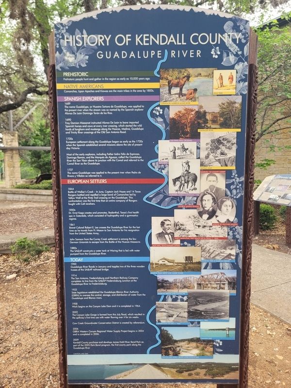 History of Kendall County Marker. Click for full size. History of Kendall County Marker image. Click for full size.