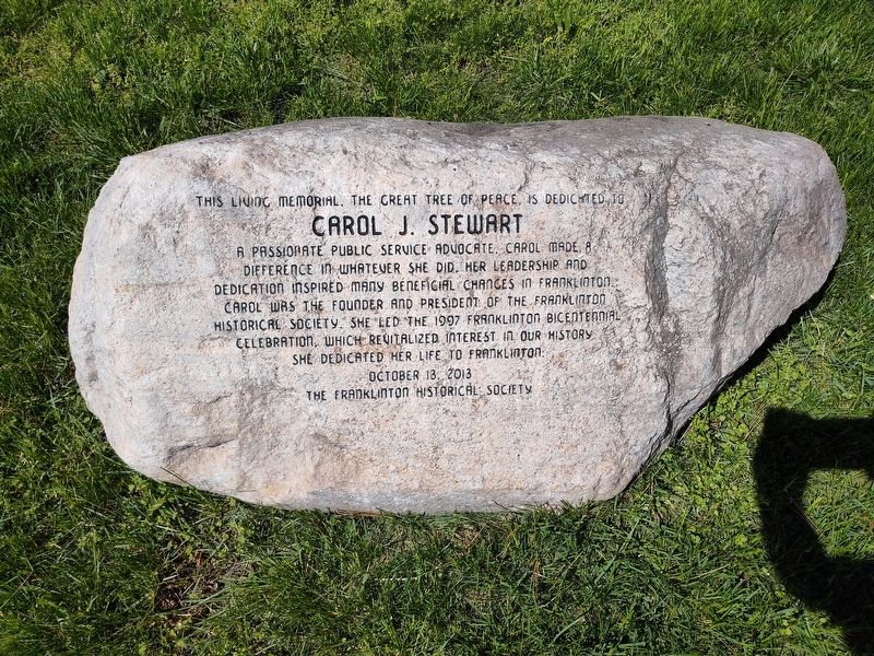 Carol J. Stewart Marker image. Click for full size.