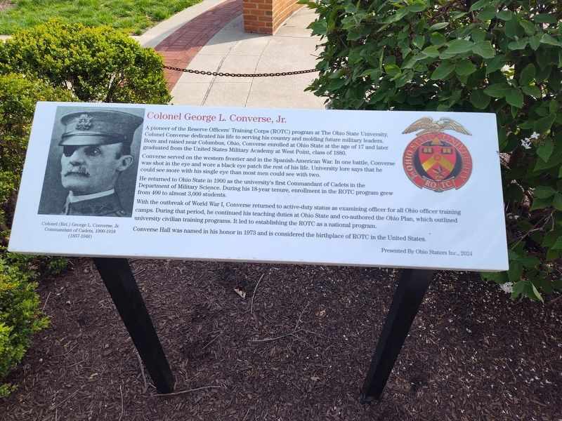 Colonel George L. Converse, Jr. Marker image. Click for full size.
