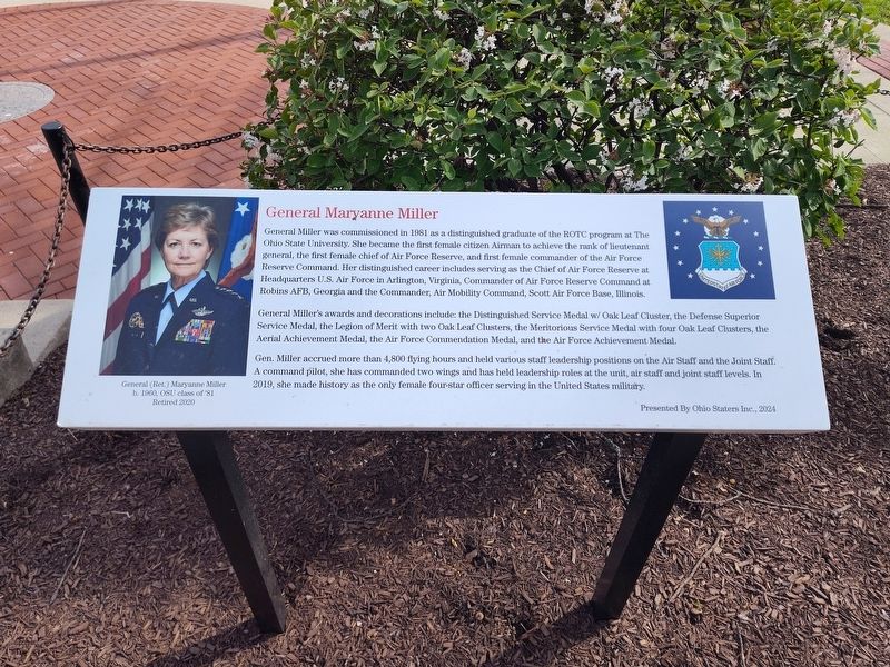General Maryanne Miller Marker. Click for full size. General Maryanne Miller Marker image. Click for full size.