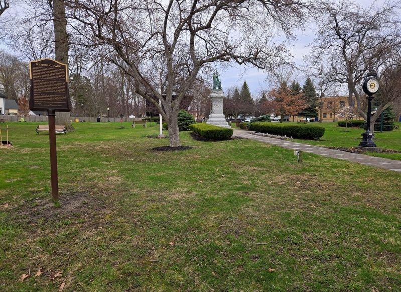 Memorial Park and Marker image. Click for full size.
