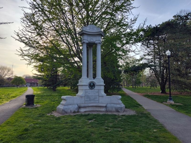 Charles Benton Flagg Marker. Click for full size. Charles Benton Flagg Marker image. Click for full size.