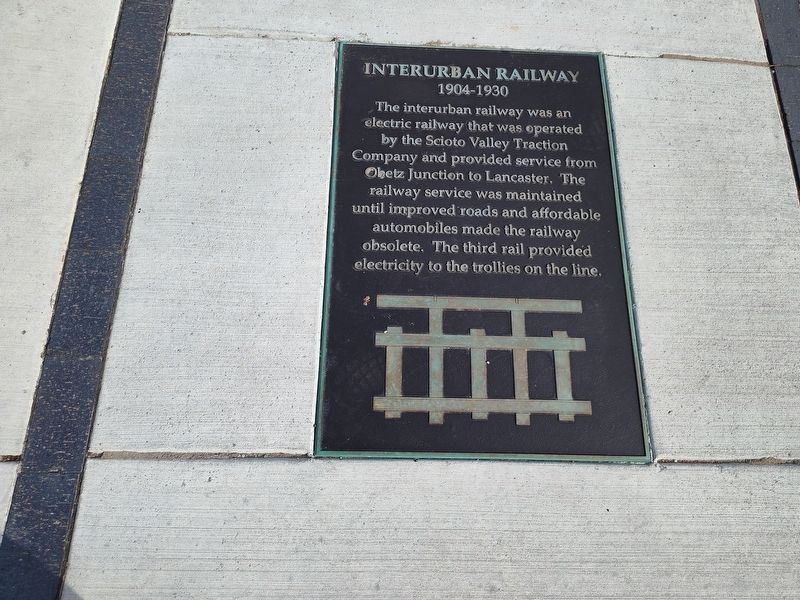 Interurban Railway Marker image. Click for full size.