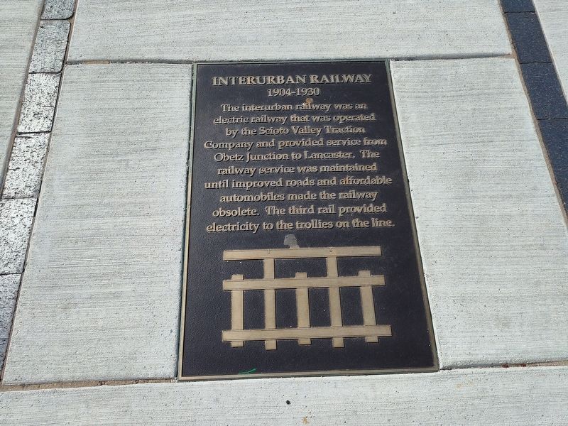 Interurban Railway Marker image. Click for full size.