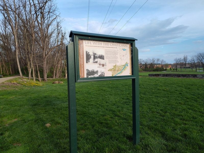 Life With The Ohio Canal Marker. Click for full size. Life With The Ohio Canal Marker image. Click for full size.