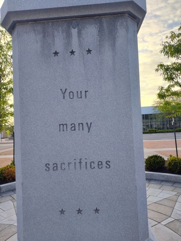 Veterans Memorial Grove Marker image. Click for full size.