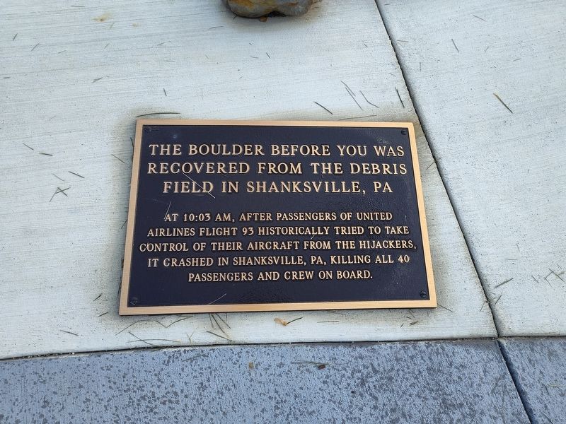 The Boulder Before You Marker. Click for full size. The Boulder Before You Marker image. Click for full size.