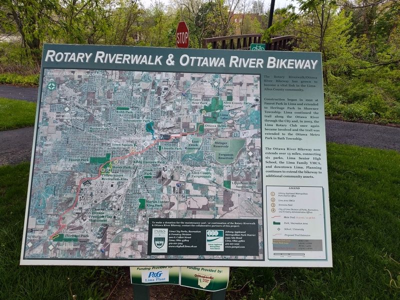 Rotary Riverwalk & Ottawa River Bikeway Marker image. Click for full size.
