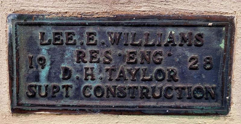 The Worsham Street Bridge Design Plaque image. Click for full size.