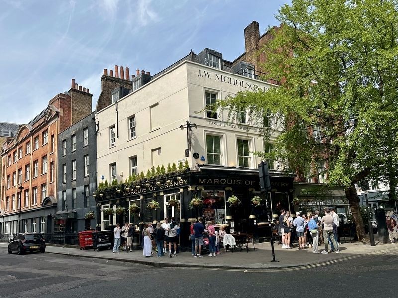Marquis of Granby Pub and Marker image. Click for full size.