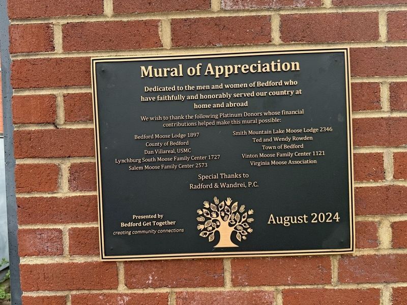Mural of Appreciation Marker image. Click for full size.