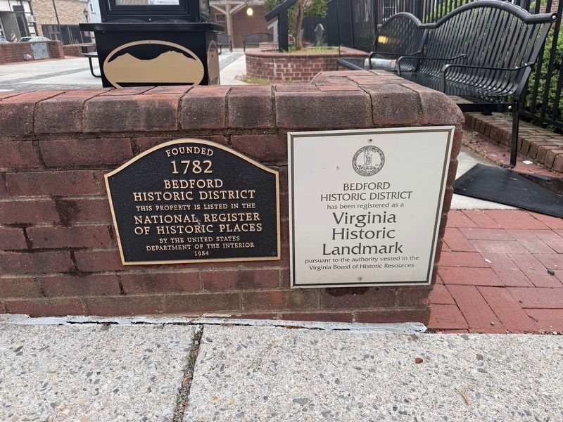 About a block away are the National Register and Virginia Historic Landmarks plaques image. Click for full size.