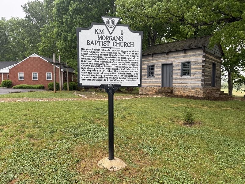Morgan Baptist Church Marker image. Click for full size.