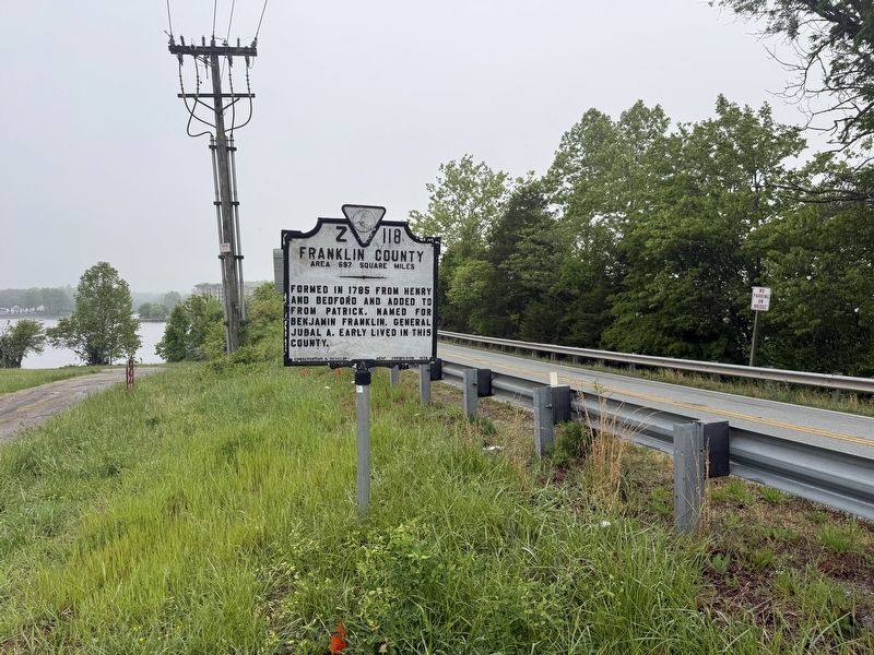 Bedford County / Franklin County Marker. Click for full size. Bedford County / Franklin County Marker image. Click for full size.