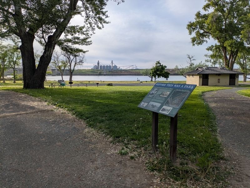 Before This Was a Park Marker image. Click for full size.