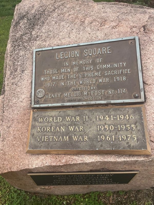 Legion Square Marker image. Click for full size.