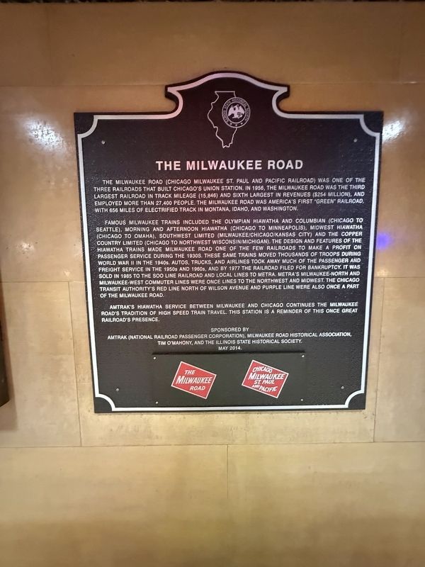The Milwaukee Road Marker image. Click for full size.